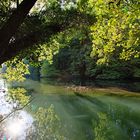 Herbststimmung am Ufer des Schlosspark-Teiches