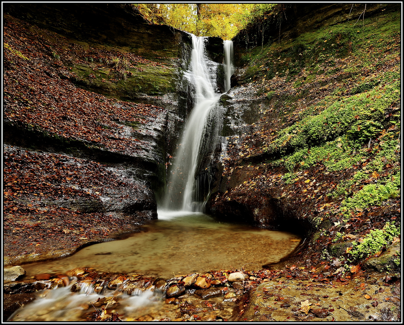 Herbststimmung am Wasserfall I