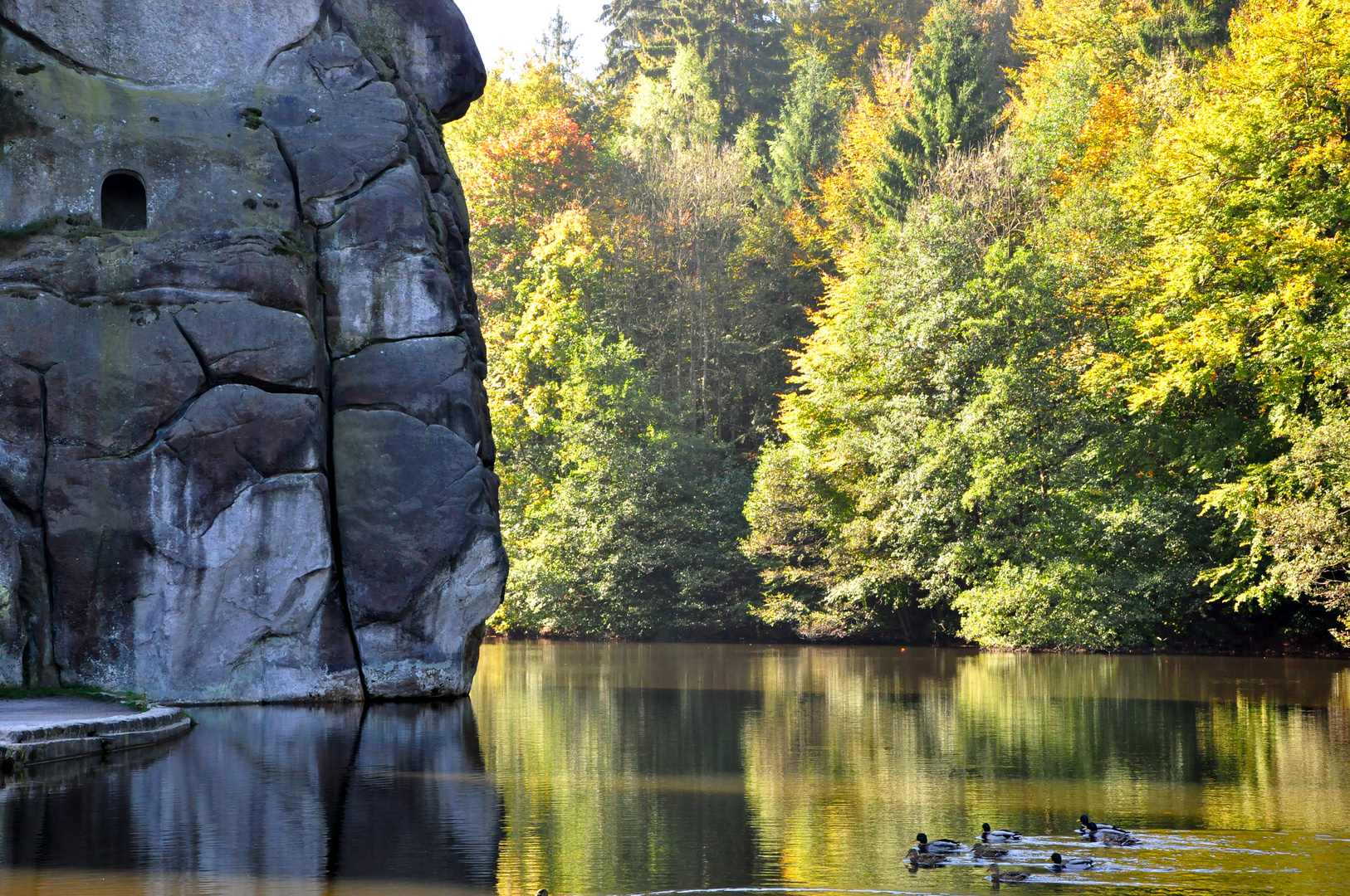 Herbststimmung an den Externsteinen