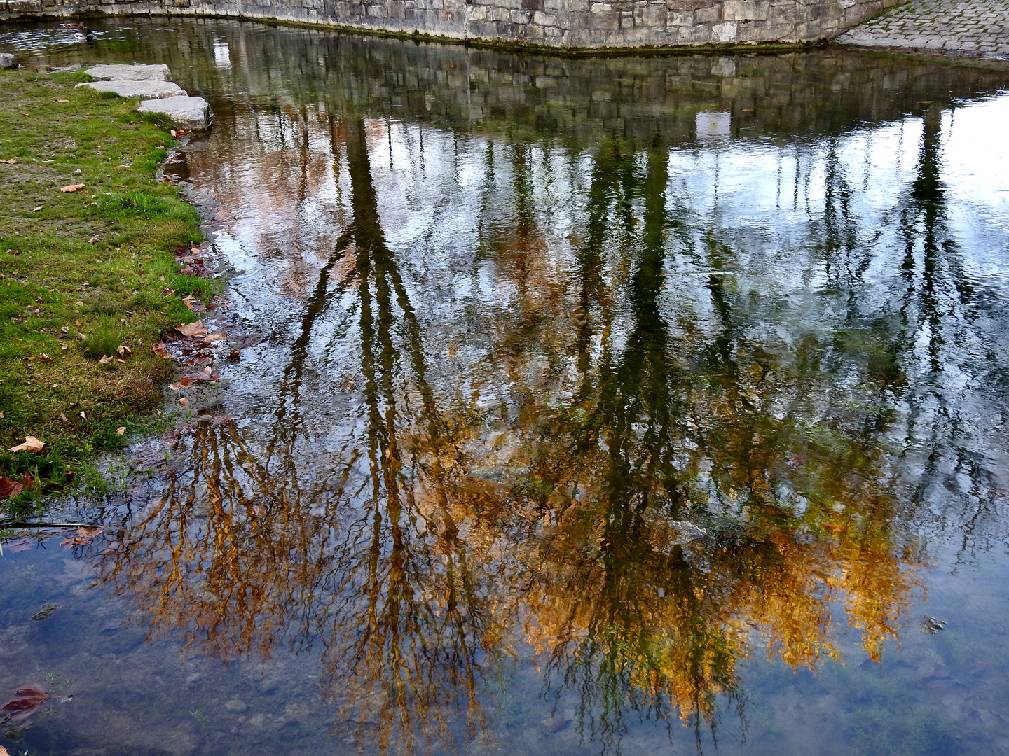 Herbststimmung an den Paderquellen