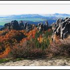 Herbststimmung an den Schrammsteinen