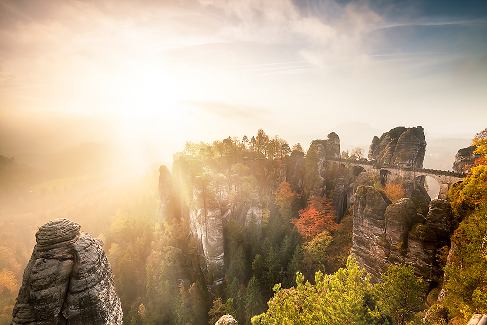 Herbststimmung an der Bastei