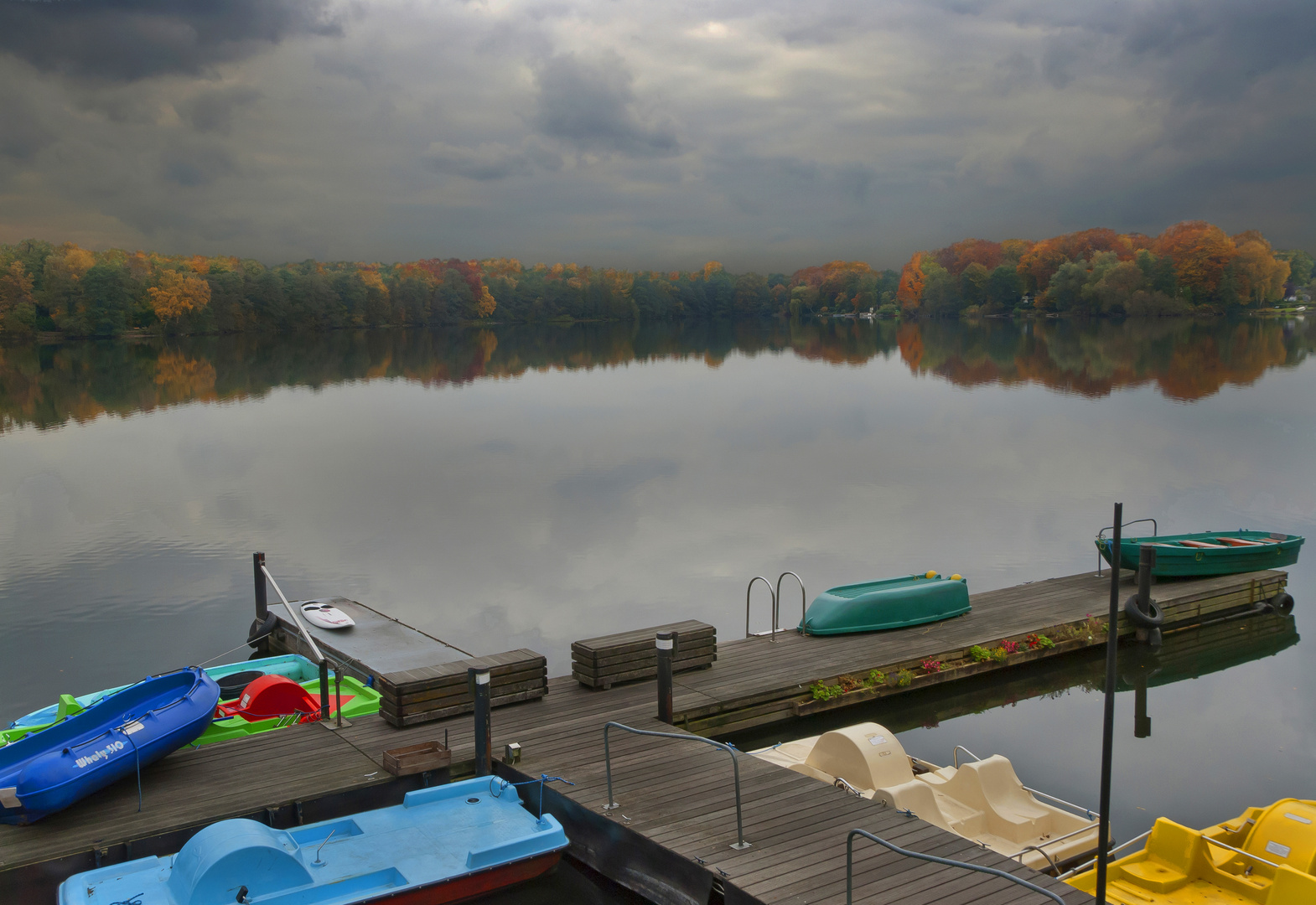 Herbststimmung an der Duisburger Sechsseenplatte