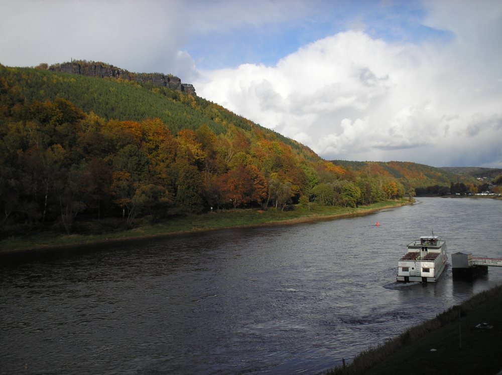 Herbststimmung an der Elbe