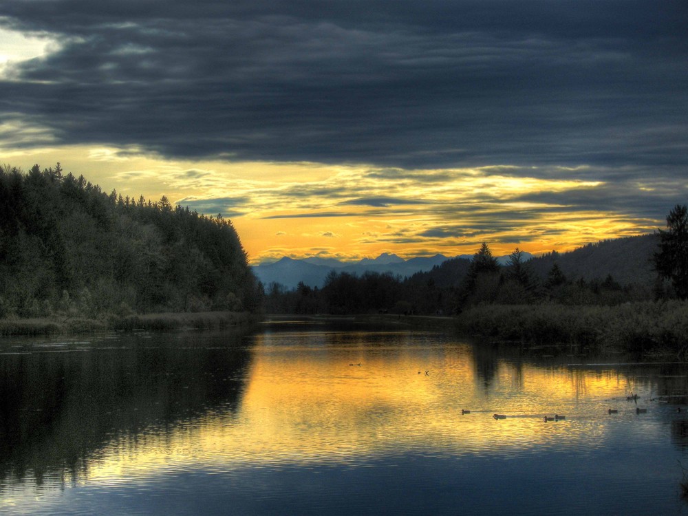 Herbststimmung an der Isar