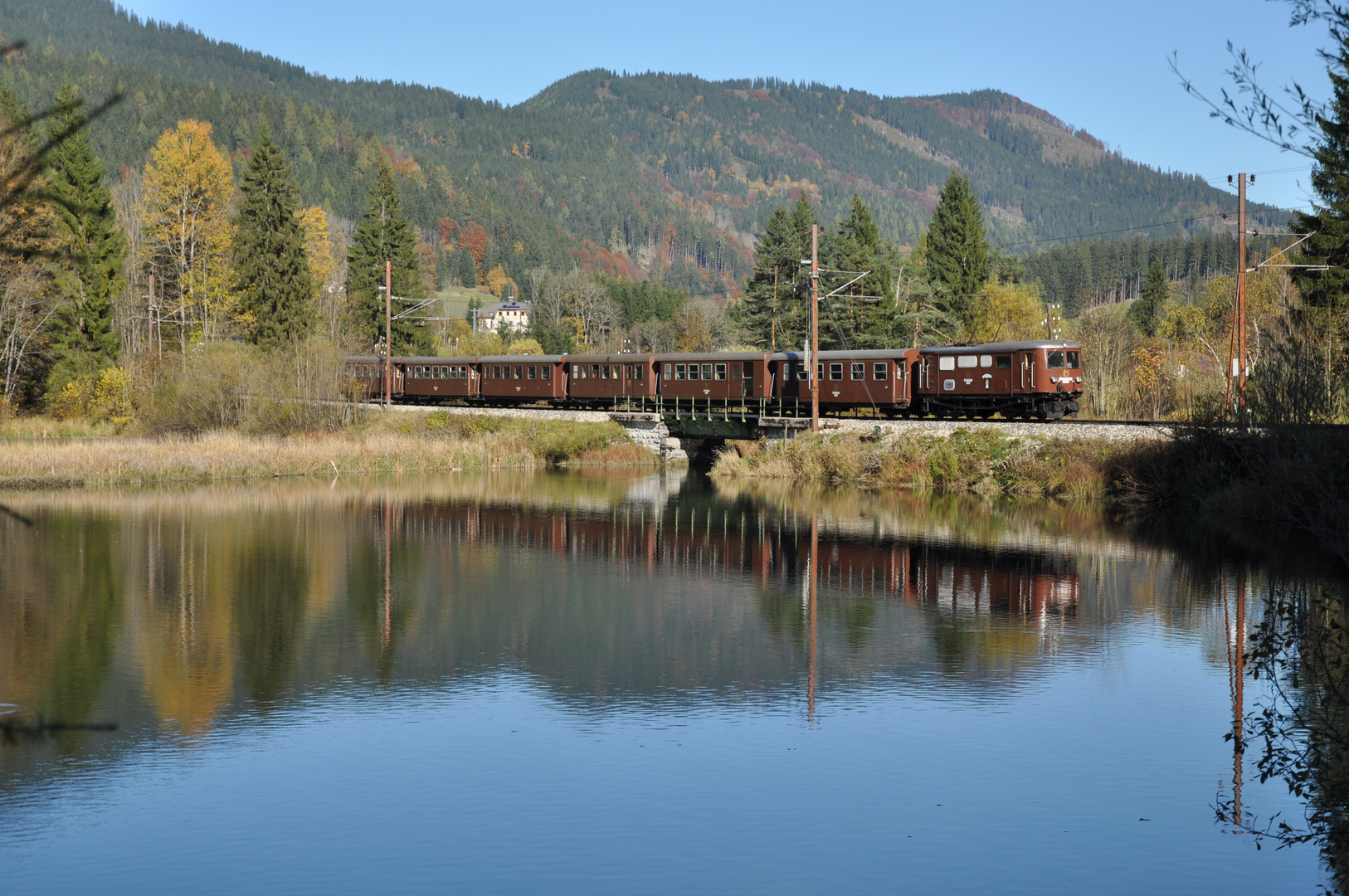 Herbststimmung an der Mariazellerbahn