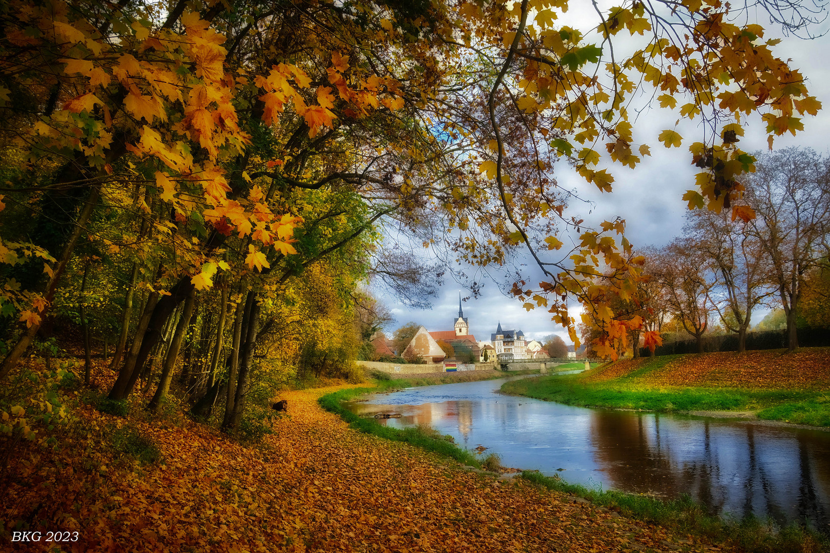 Herbststimmung an der Weißen Elster bei Gera 