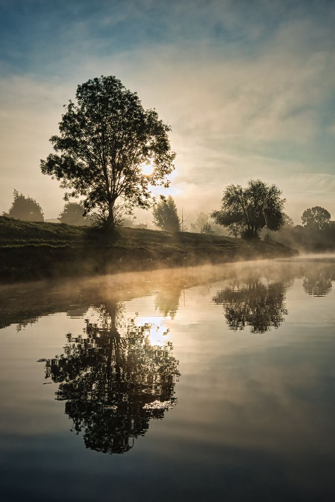 Herbststimmung an der Weser 