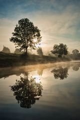 Herbststimmung an der Weser 