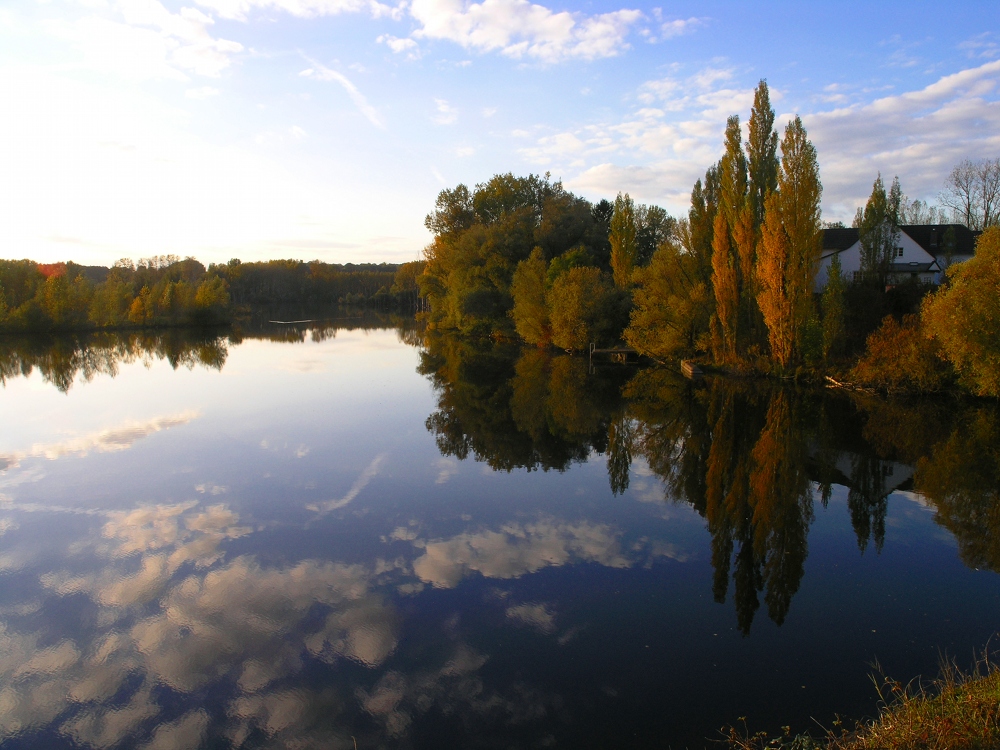 Herbststimmung auf der Bislicher Insel