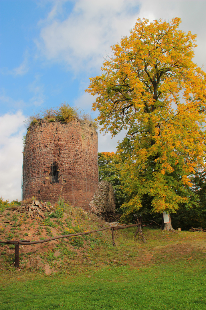 Herbststimmung auf der Ebersburg