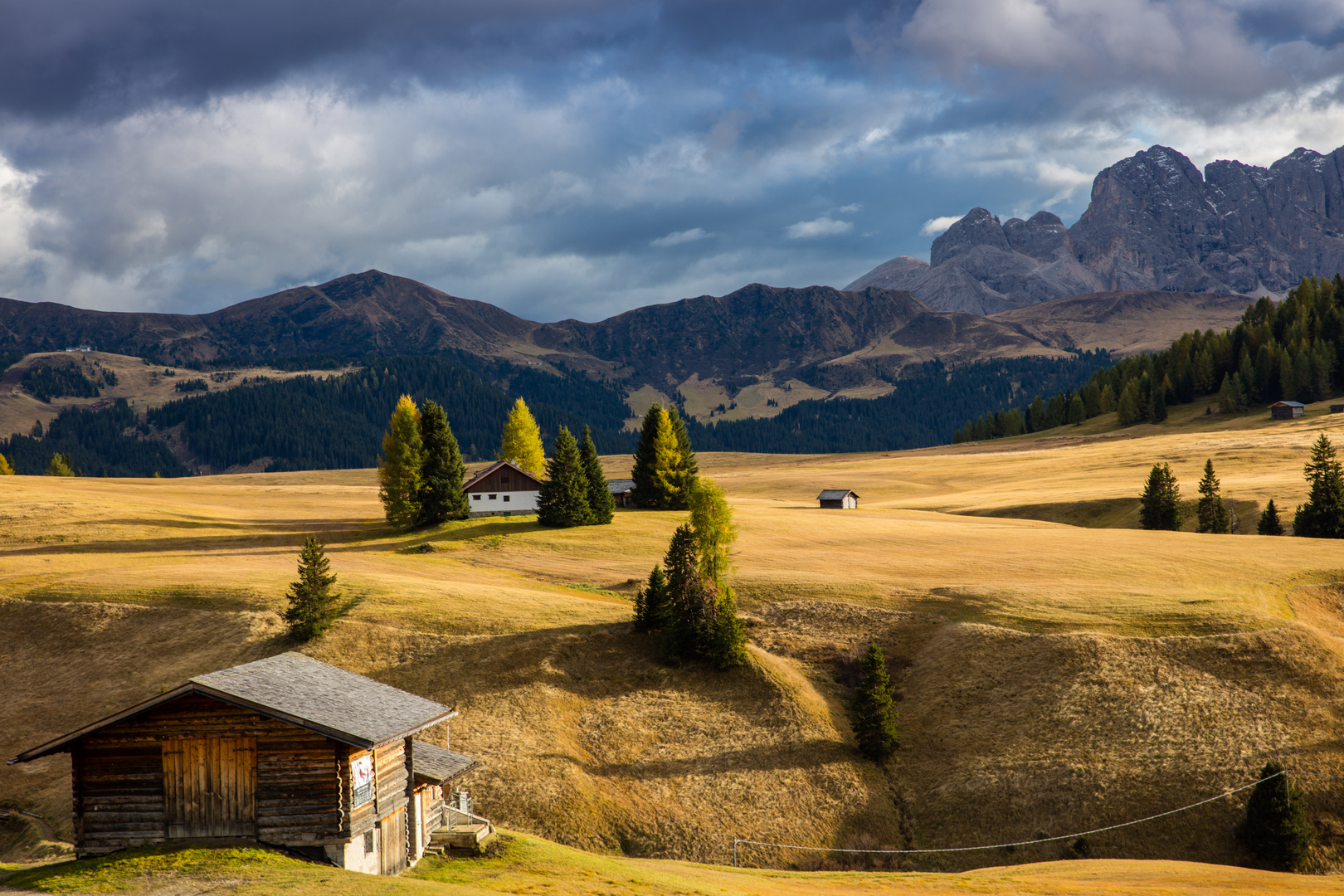 Herbststimmung auf der Seiser Alm