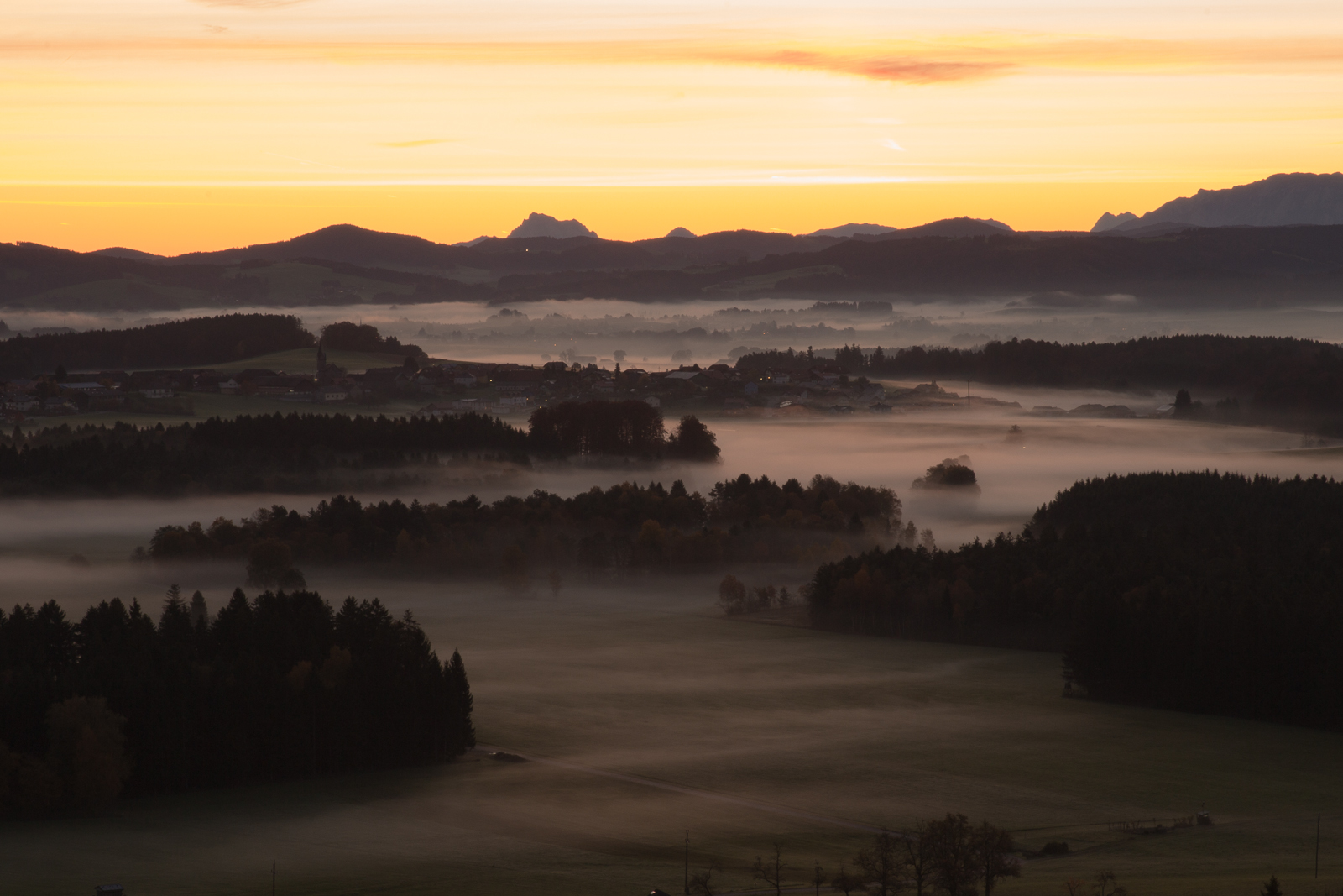 Herbststimmung bei Sonnenaufgang...