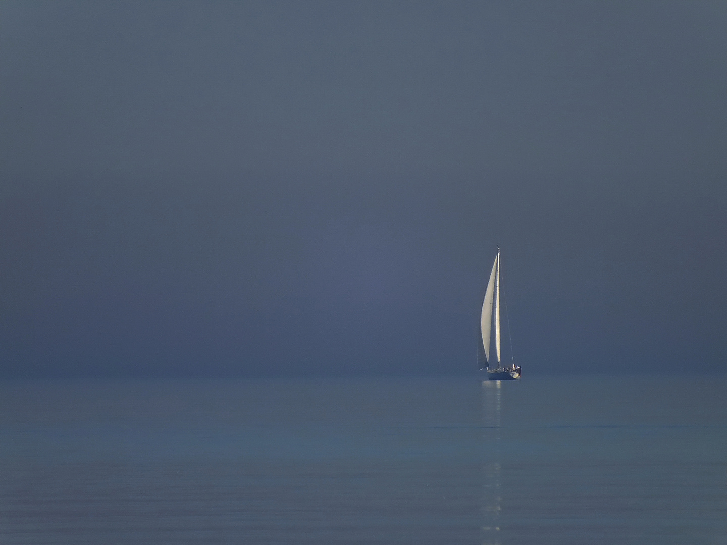 Herbststimmung beim Absegeln