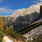 Herbststimmung beim Abstieg von der Dreischusterhütte,...