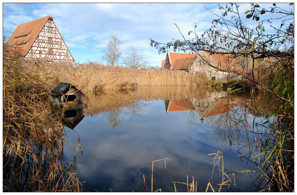 Herbststimmung im fränkischen Freilandmuseum