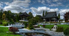 Herbststimmung im japanischen Garten.