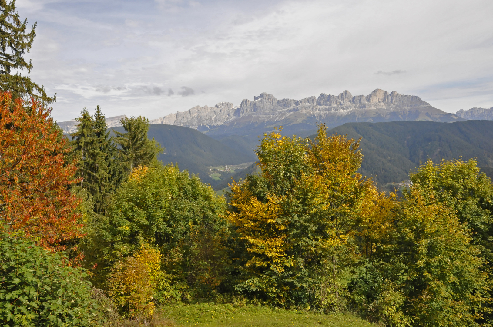 Herbststimmung im Rosengarten-Gebiet