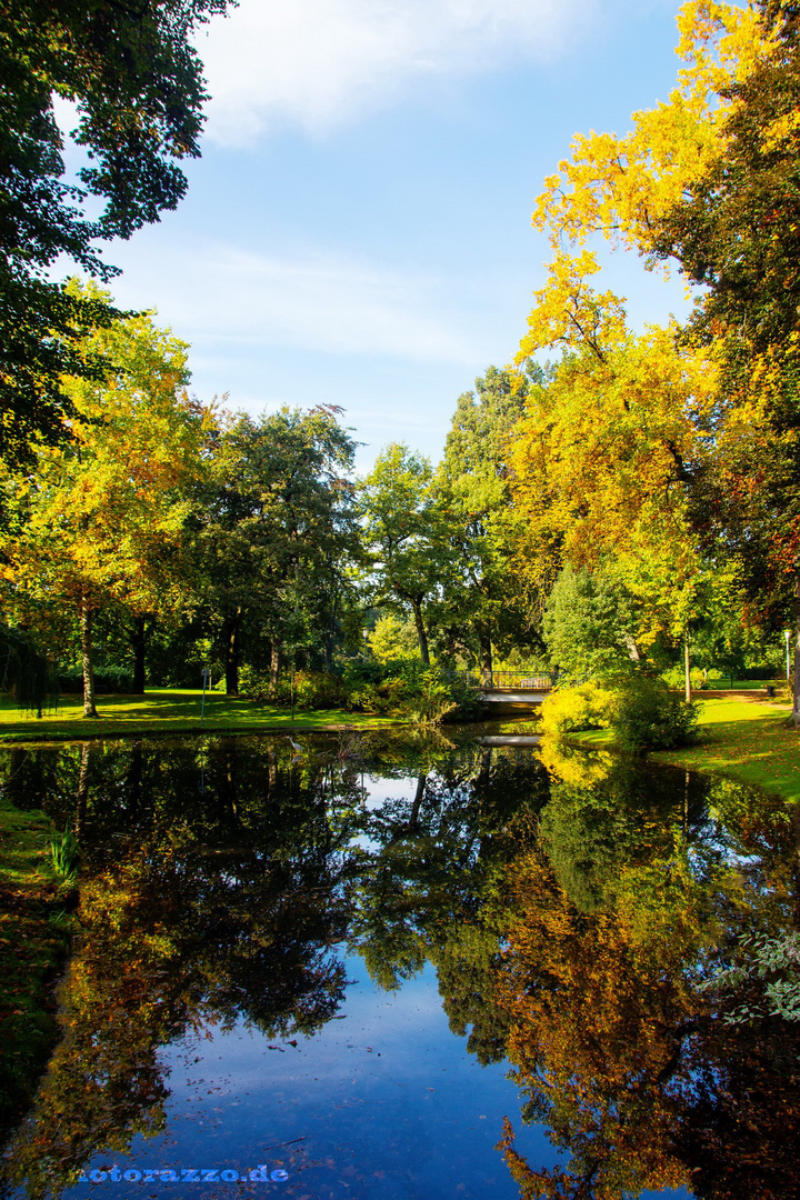 Herbststimmung im Schönwasserpark Krefeld