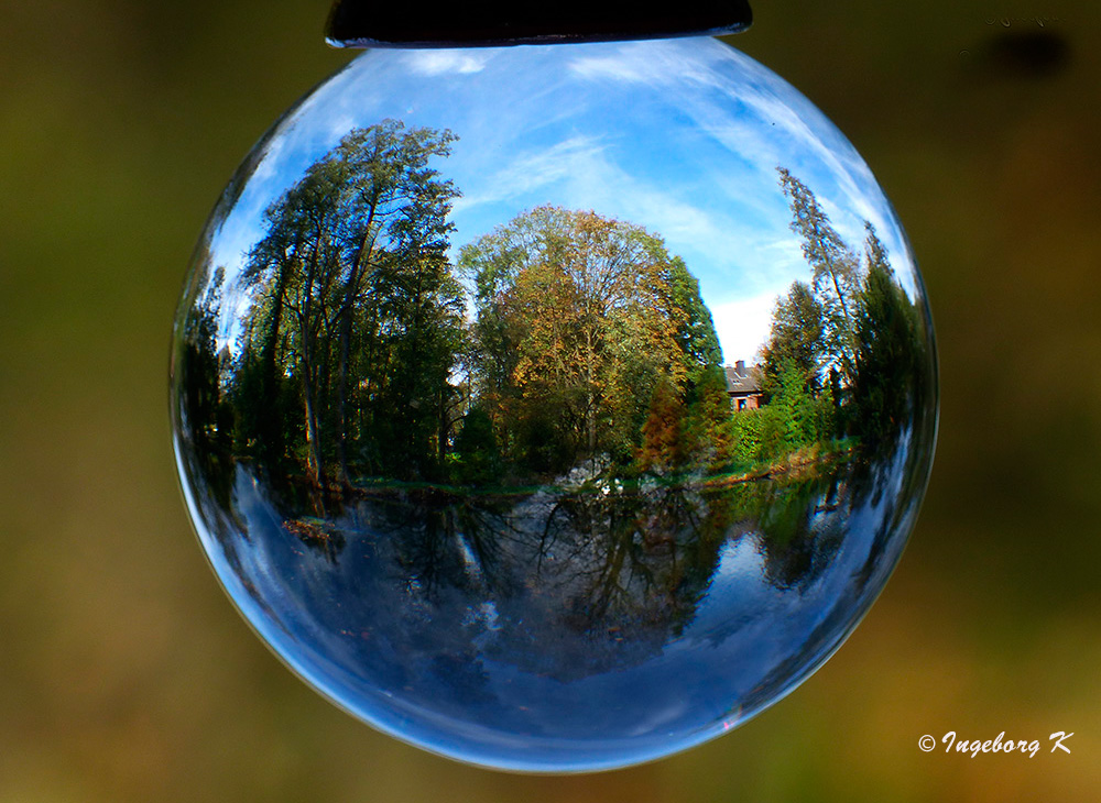 Herbststimmung im Stadtgarten Neuss - am Teich