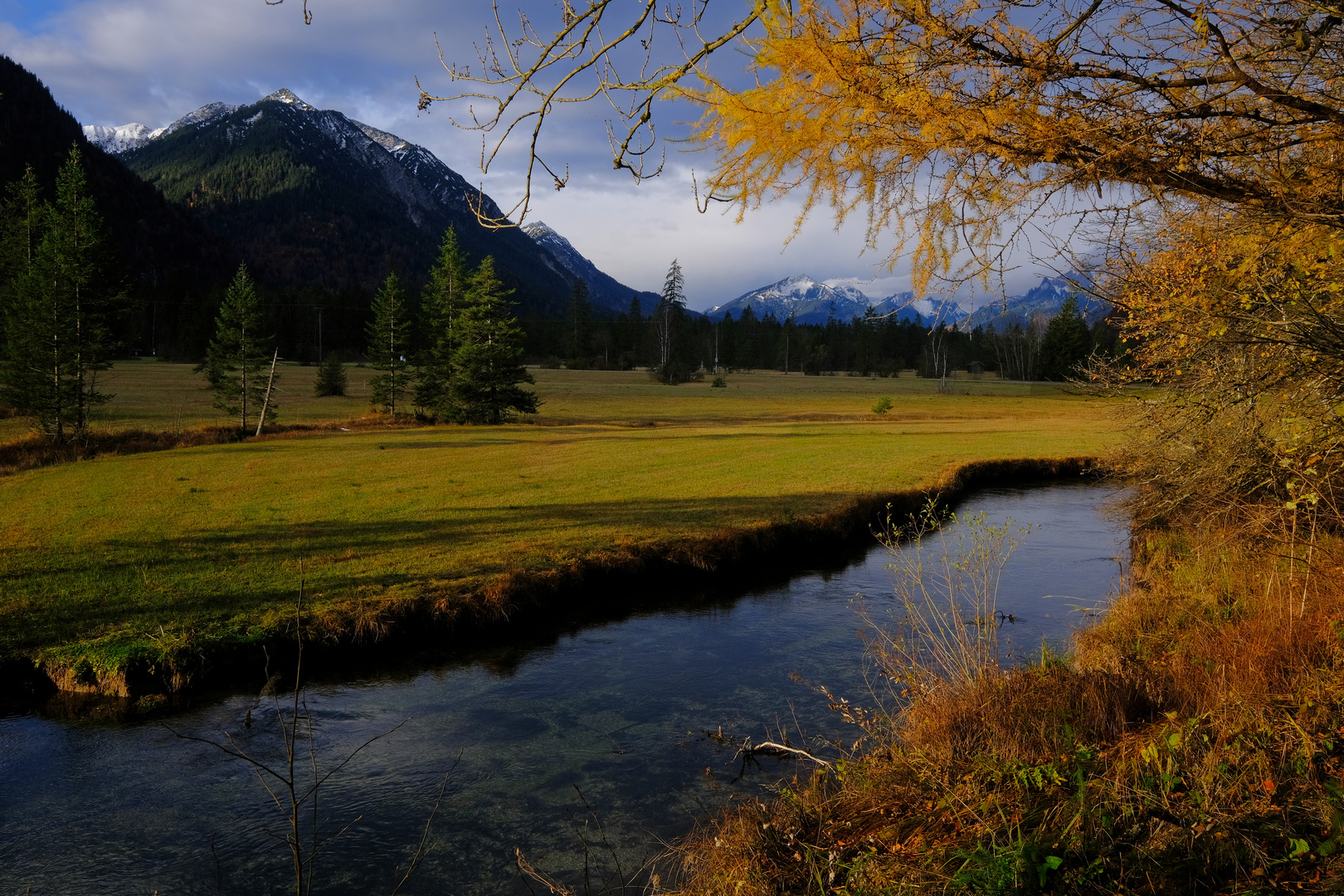 Herbststimmung in den  Ammergauer Alpen 