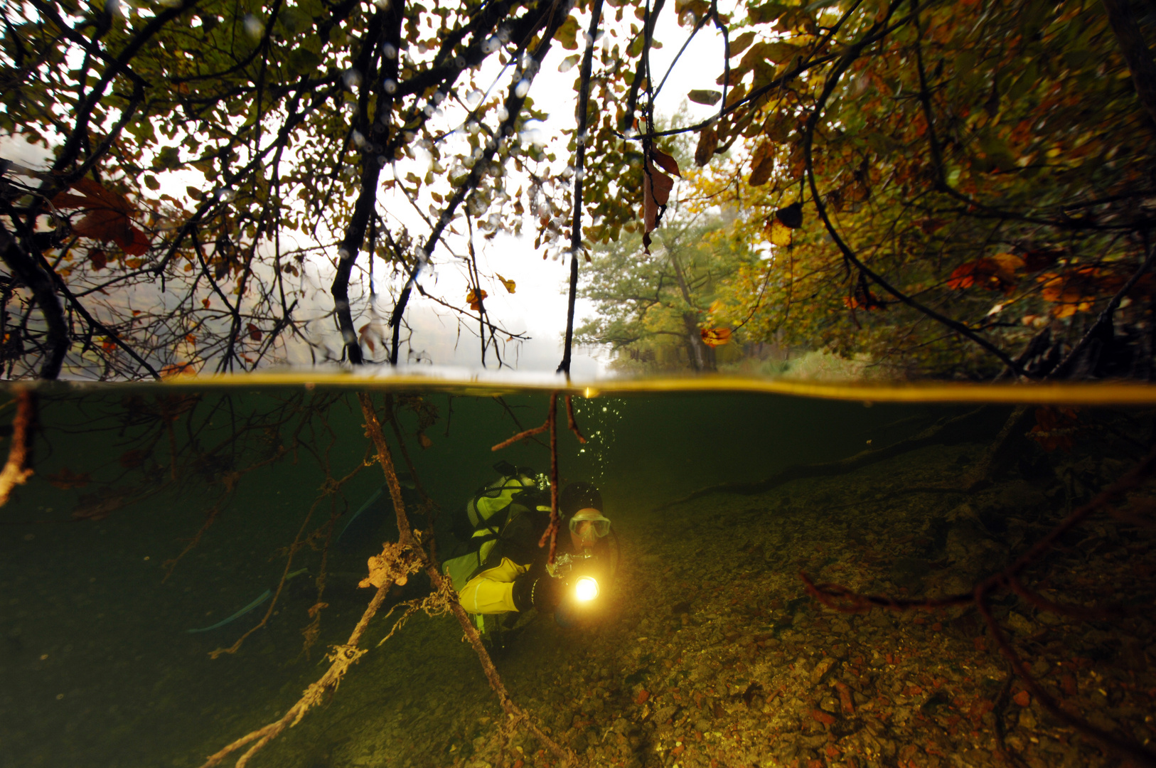 Herbststimmung in der Traun