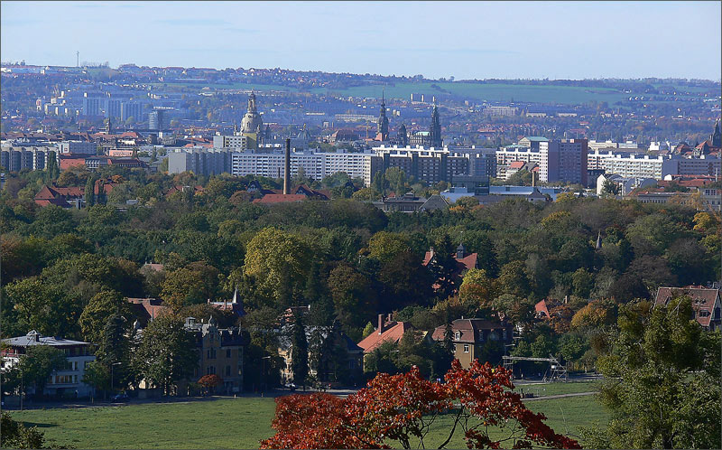 Herbststimmung über Dresden