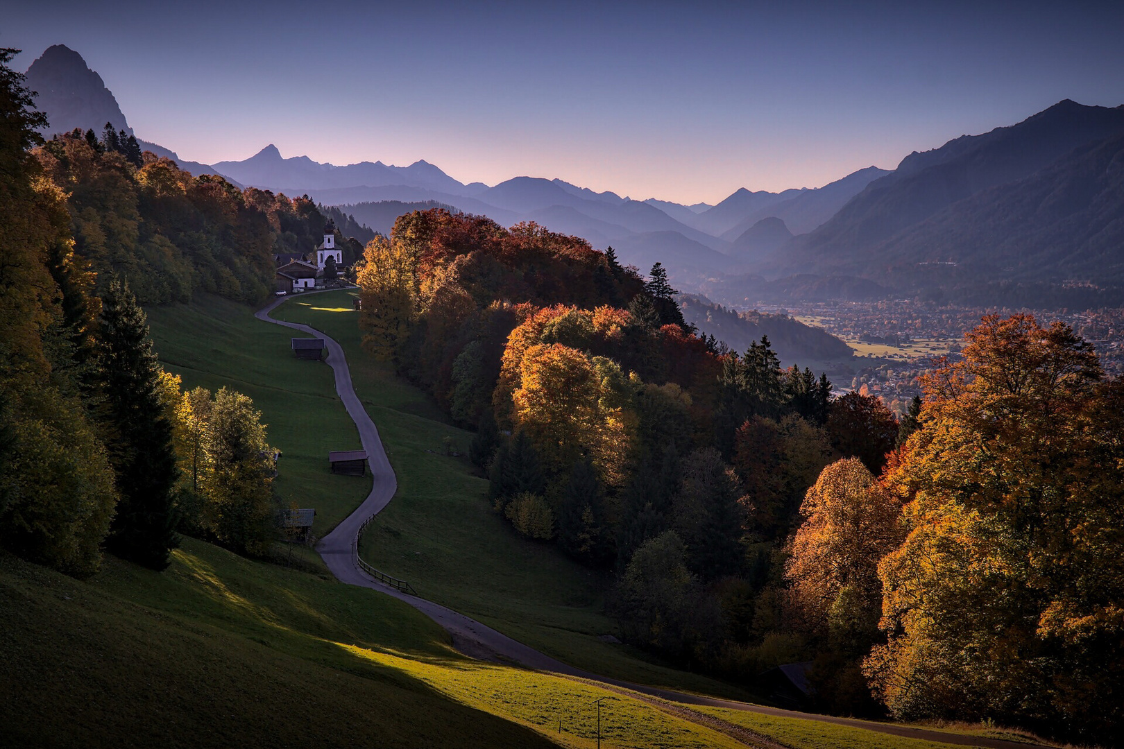 Herbststimmung über Garmisch 