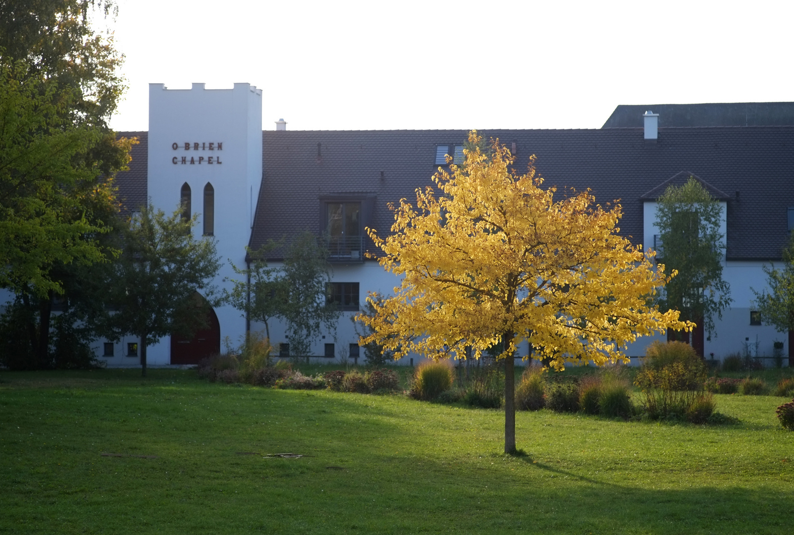 Herbststimmung vor der ehemaligen O´Brien Chapel.