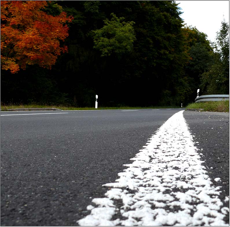 herbststrassenszene