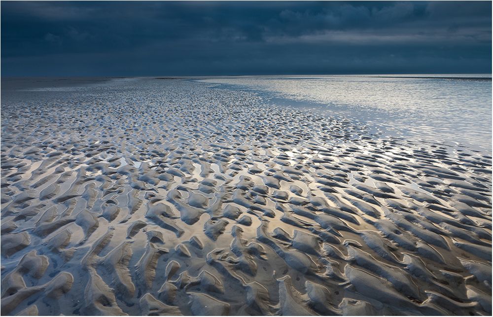 Herbststurm über der Sandbank