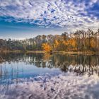 Herbstszene an der Krummen Lake