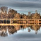 Herbsttag am Auensee in Leipzig 