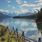 Herbsttag am Maligne Lake