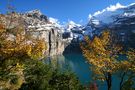 Herbsttag am Oeschinensee by Dominik B