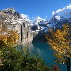 Herbsttag am Oeschinensee