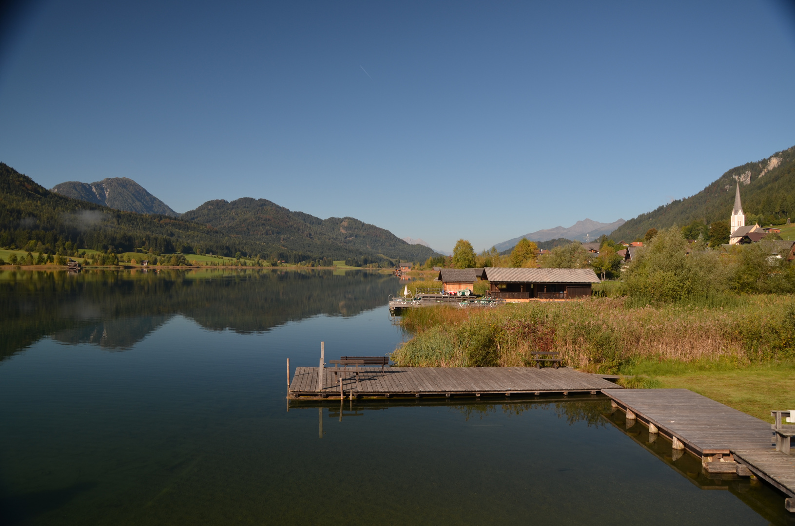 Herbsttag am Weißensee