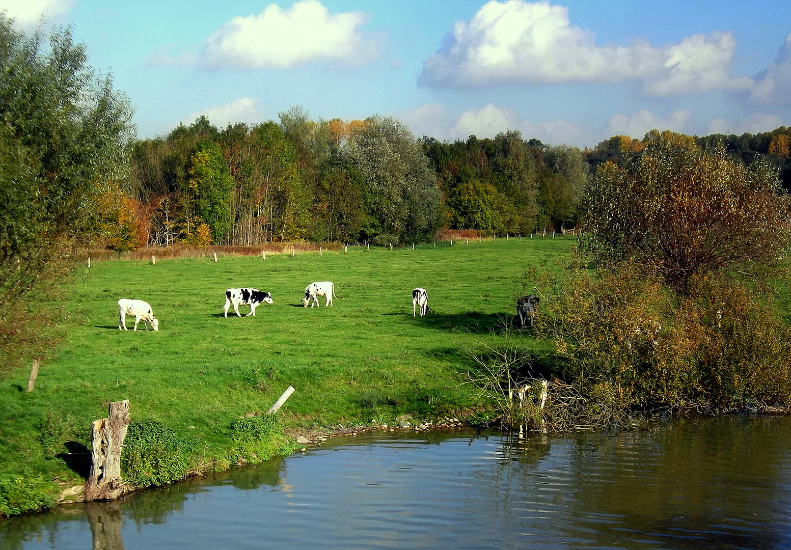 Herbsttag an der Lippe