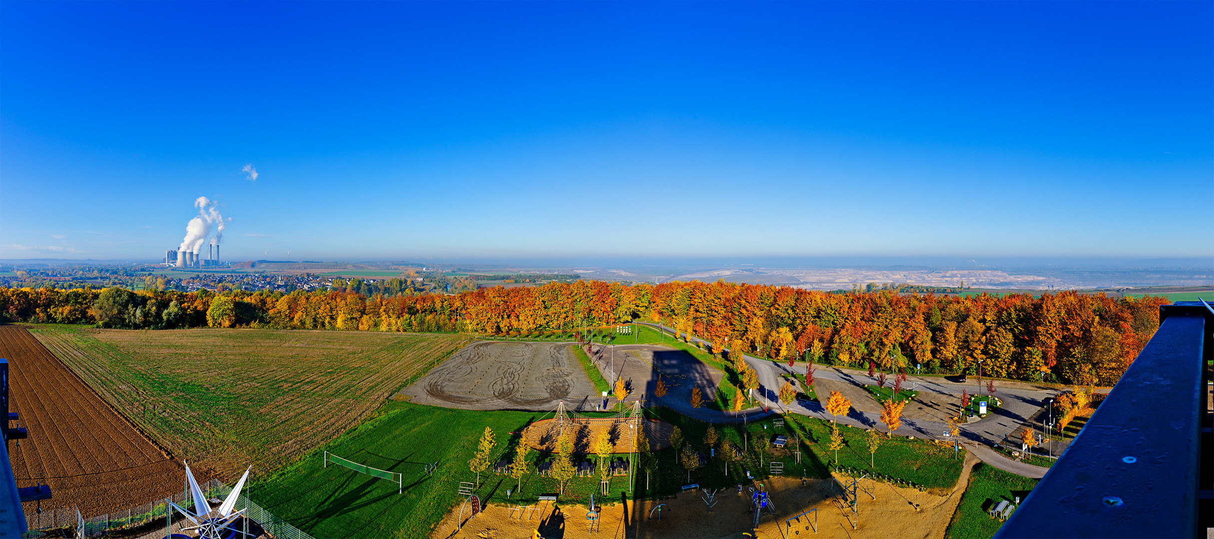 Herbsttag im Indeland (Panorama)