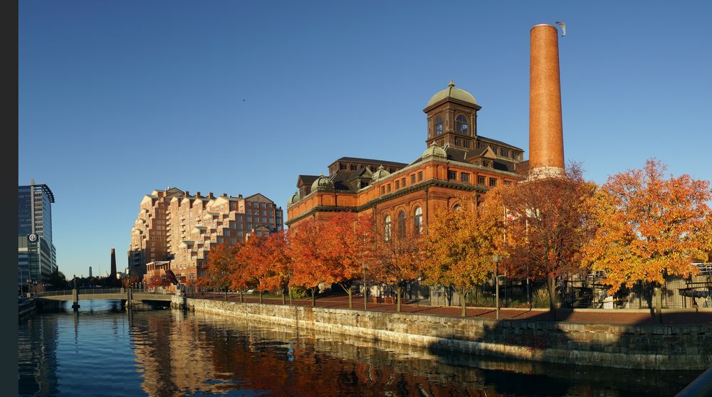 Herbsttag in Baltimore im November 2013