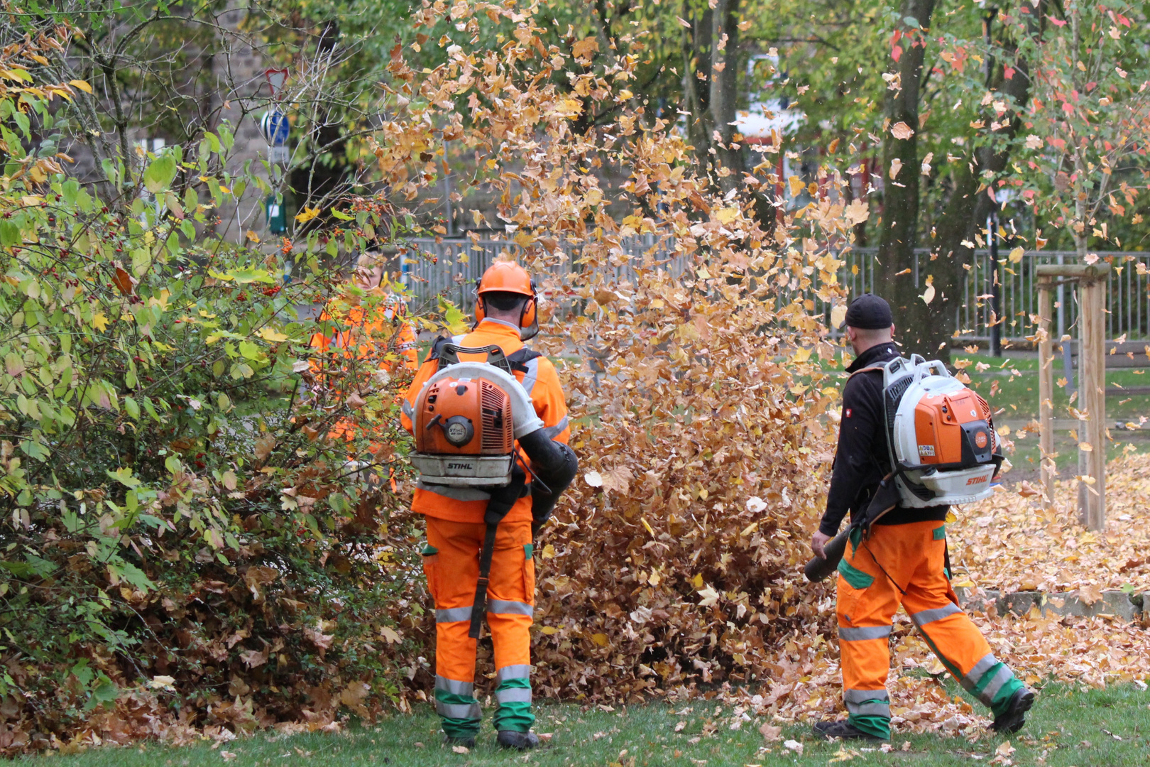 Herbsttag in der Gemeinde 