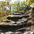 Herbstwanderung 07 durch das Val Bregaglia - Plattenweg nach Soglio