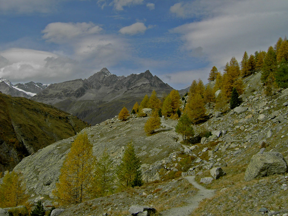 Herbstwanderung bei Zermatt