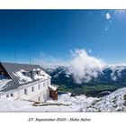 Herbstwetter am 27. September 2020