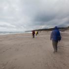 Herbstwetter am Weststrand