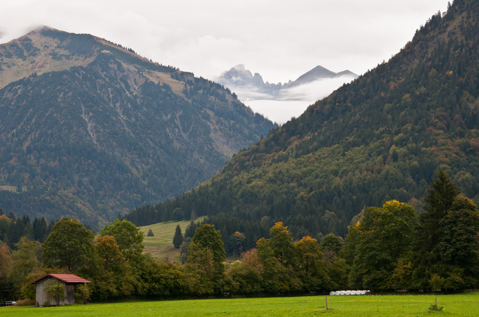 Herbstwetter in Oberstdorf