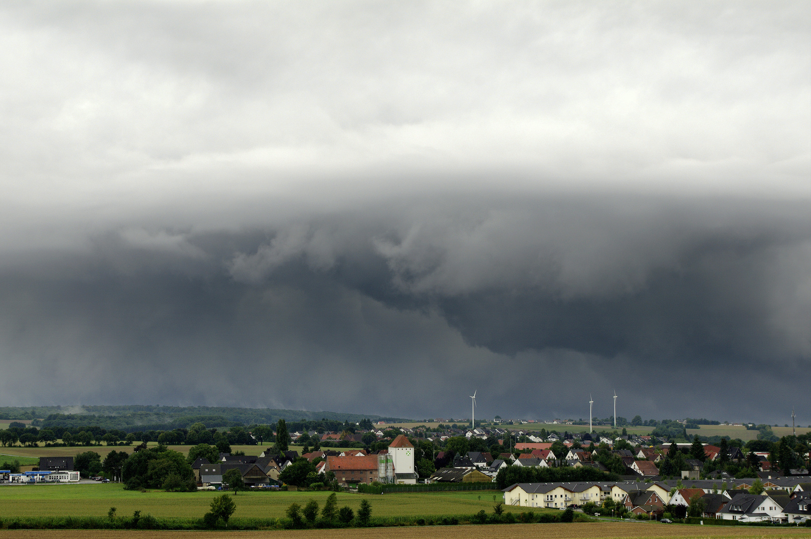 Herbstwetter über Ense.