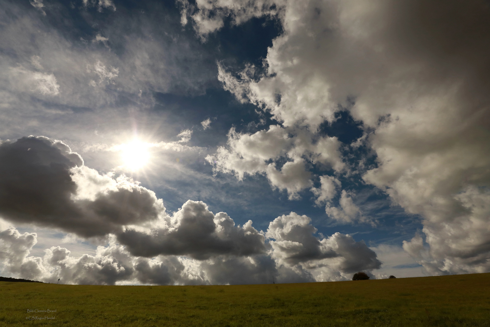 Herbstwolken in 3D 