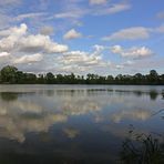 Herbstwolken überm Mittelteich