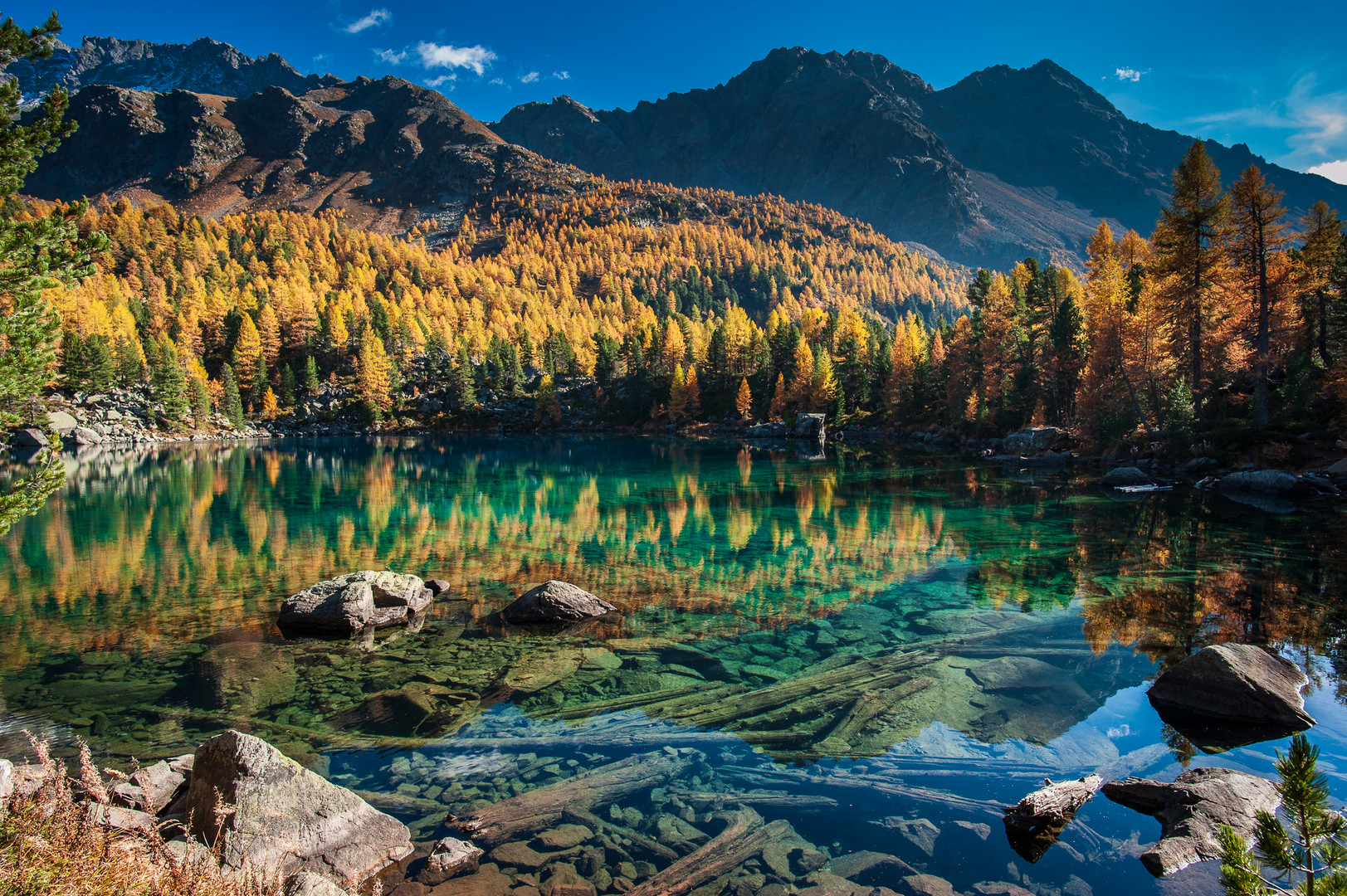 Herbstzauber am Lagh da Saoseo